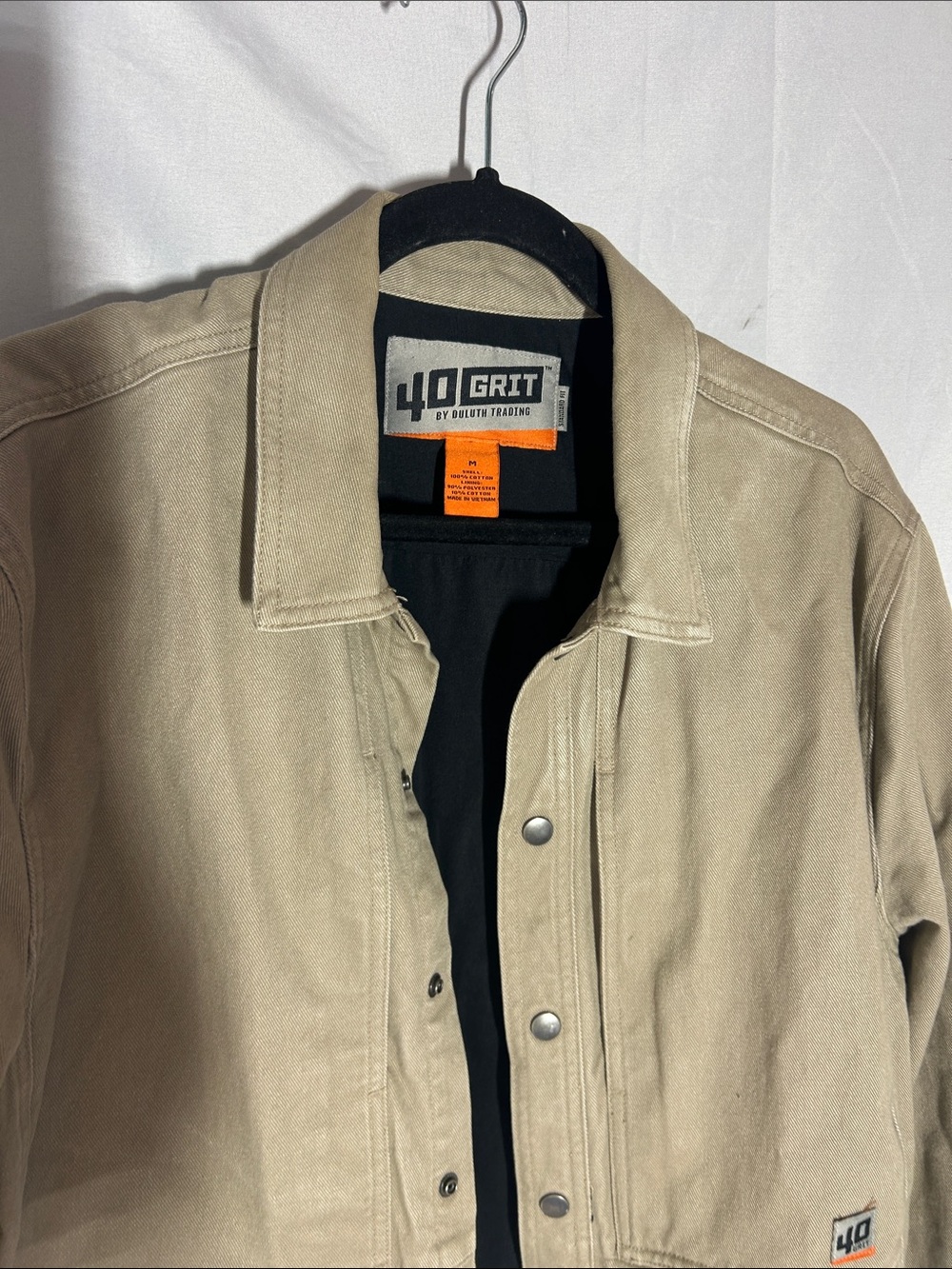 Men’s Tan Lightweight Shirt Jacket